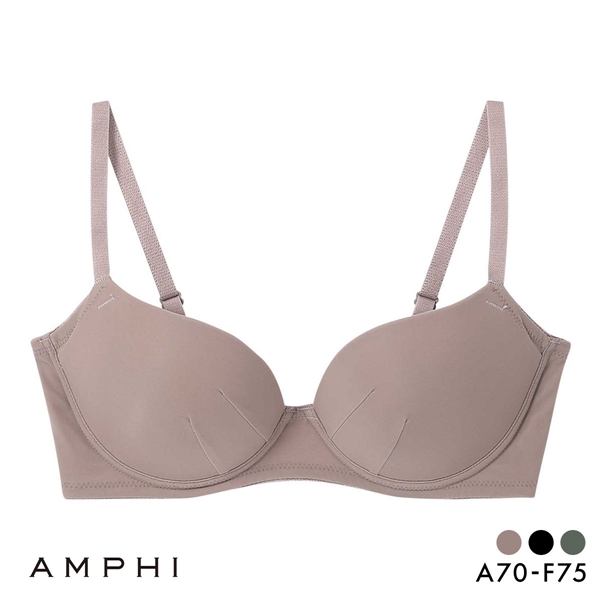 アンフィ NAILS INC×AMPHI ブラジェニック アウターにひびきにくい ブラジャー ノンワイヤー スムージング BMI245 AMPHI