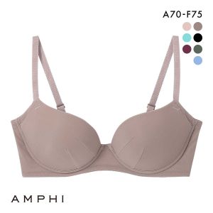 アンフィ NAILS INC×AMPHI ブラジェニック アウターにひびきにくい ブラジャー ノンワイヤー スムージング BMI245 AMPHI
