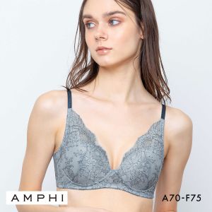 アンフィ ブラジェニック ぴたっとフィットタイプ ノンワイヤー ブラジャー ABCDEF AMPHI BRAGENIC BMI247 大きいサイズ