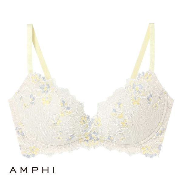 アンフィ AMPHI ブラジェニック BRAGENIC ブラジャー ノンワイヤー 脇高細見えタイプ 3/4カップ ABCDEFG 単品