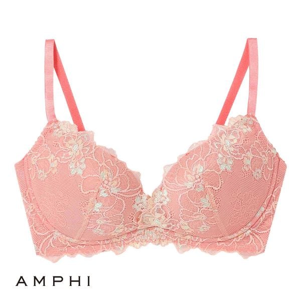 アンフィ AMPHI ブラジェニック BRAGENIC ブラジャー ノンワイヤー 脇高細見えタイプ 3/4カップ ABCDEFG 単品