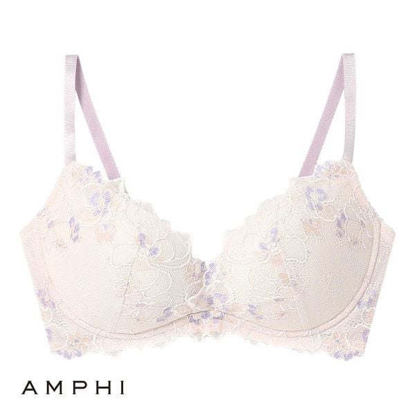 アンフィ AMPHI ブラジェニック BRAGENIC ブラジャー ノンワイヤー 脇高細見えタイプ 3/4カップ ABCDEFG 単品