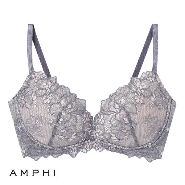 アンフィ AMPHI ブラジェニック BRAGENIC ブラジャー ノンワイヤー 脇高細見えタイプ 3/4カップ ABCDEFG 単品