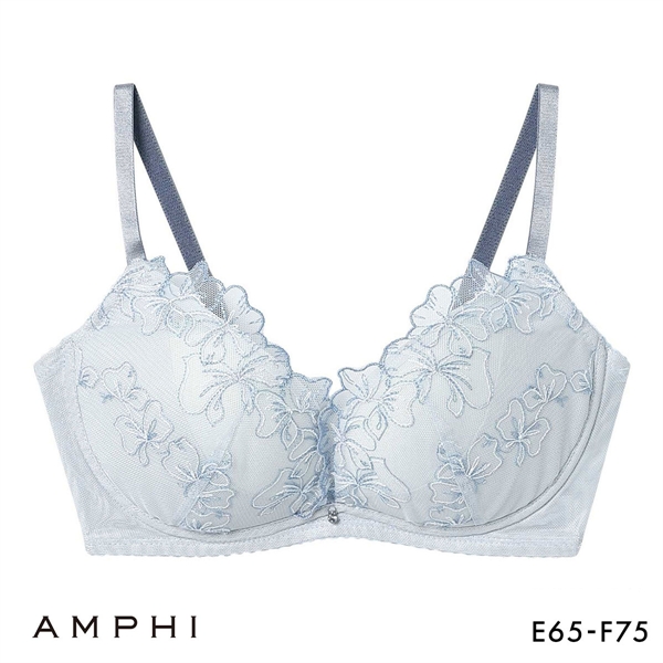 アンフィ sweet×AMPHI ブラジェニック 脇高細見えタイプ ノンワイヤーブラ ブラジャー 脇高 EF BMI353 AMPHI BRAGENIC
