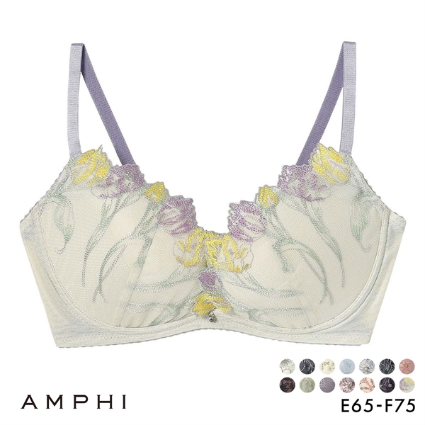 アンフィ sweet×AMPHI ブラジェニック 脇高細見えタイプ ノンワイヤーブラ ブラジャー 脇高 EF BMI353 AMPHI BRAGENIC