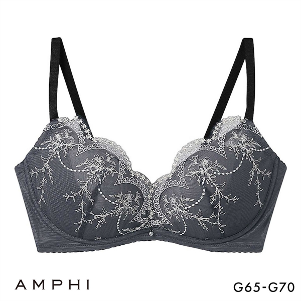 アンフィ ブラジェニック 脇高細見えタイプ ノンワイヤーブラ ブラジャー 脇高 G BMI353 AMPHI BRAGENIC