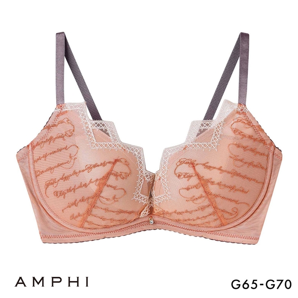 アンフィ ブラジェニック 脇高細見えタイプ ノンワイヤーブラ ブラジャー 脇高 G BMI353 AMPHI BRAGENIC