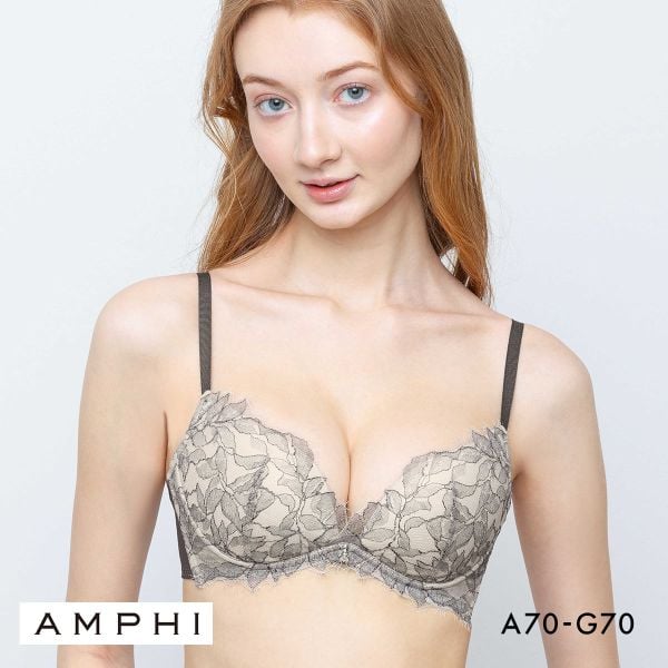 アンフィ ブラジェニック 脇高細見えタイプ ノンワイヤー ブラジャー 脇高 谷間 大きいサイズ ABCDEFG AMPHI BRAGENIC