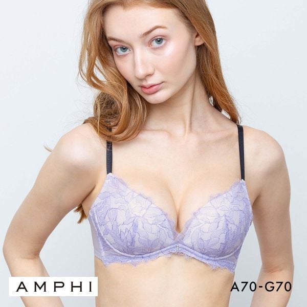 アンフィ ブラジェニック 脇高細見えタイプ ノンワイヤー ブラジャー 脇高 谷間 大きいサイズ ABCDEFG AMPHI BRAGENIC