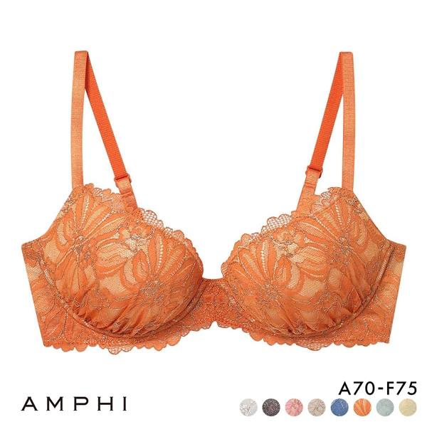 アンフィ SPRiNG×AMPHI ブラジェニック 盛り胸タイプ ブラジャー ノンワイヤー 3/4カップ くっきり谷間 ABCDEF AMPHI BRAGENIC BMI448