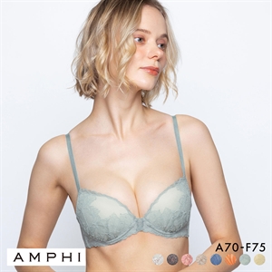 アンフィ SPRiNG×AMPHI ブラジェニック 盛り胸タイプ ブラジャー ノンワイヤー 3/4カップ くっきり谷間 ABCDEF AMPHI BRAGENIC BMI448