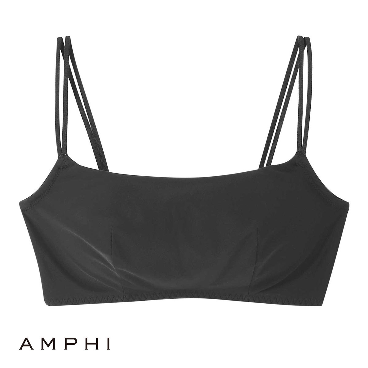 アンフィ AMPHI ブラジェニック BRAGENIC ブラジャー ノンワイヤー 3/4カップ M L LL 単品(BK-ブラック-M(UB-))