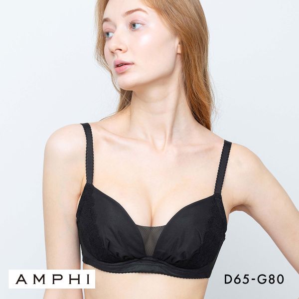 アンフィ 小さく見せるブラ ミニマイザーブラ ブラジャー DEFG 大きいサイズ BOG305 AMPHI