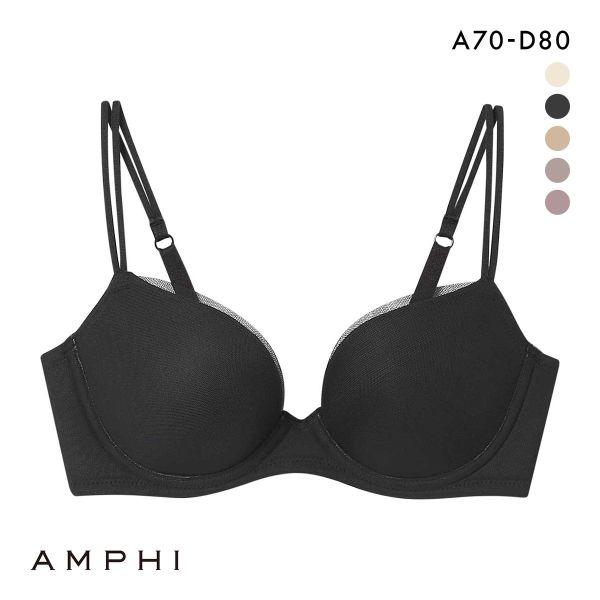 アンフィ スタイリストフォーユー ブラジャー ABCD サイズ別設計 脇高 BOG307 AMPHI stylist 4U 大きいサイズ