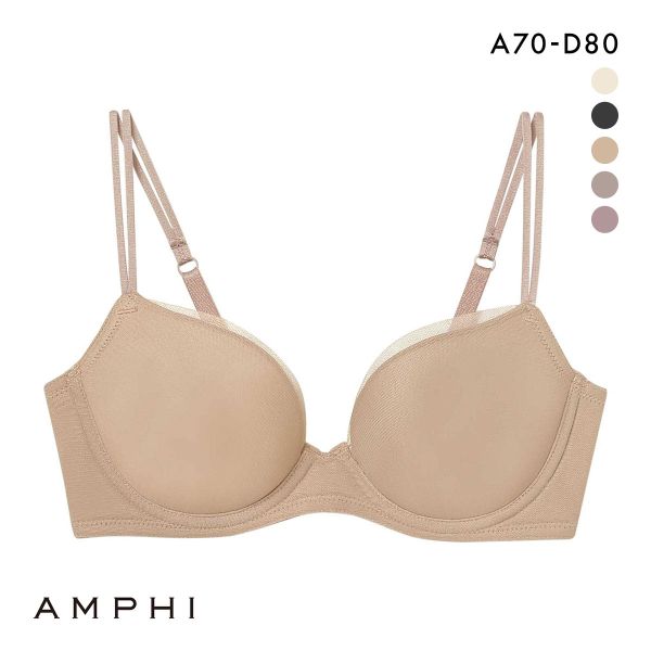 アンフィ スタイリストフォーユー ブラジャー ABCD サイズ別設計 脇高 BOG307 AMPHI stylist 4U 大きいサイズ