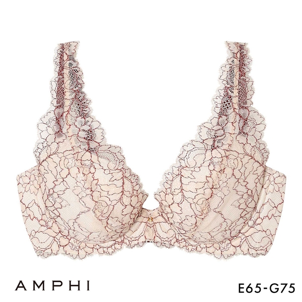 アンフィ スタイリストフォーユー ブラジャー EFG 大きいサイズ サイズ別設計 脇高 BOG318 下着 AMPHI stylist 4U