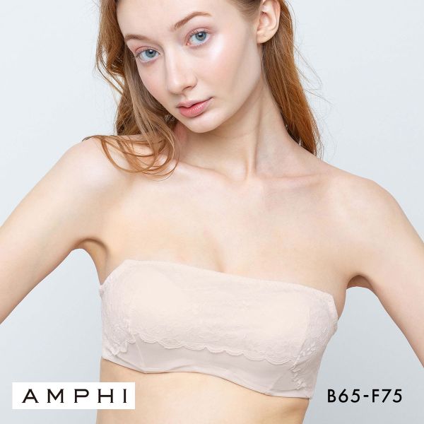 アンフィ 谷間のチラ見えをカバー ストラップレスブラ ブラジャー BCDEF BOG305シリーズ BOG505 AMPHI