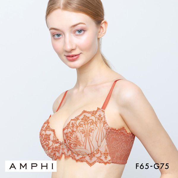 アンフィ ホールドデイブラ ブラジャー FG 長時間、バストをしっかりホールド 脇高 まる胸 大きいサイズ AMPHI Hold Day Bra BYJ301