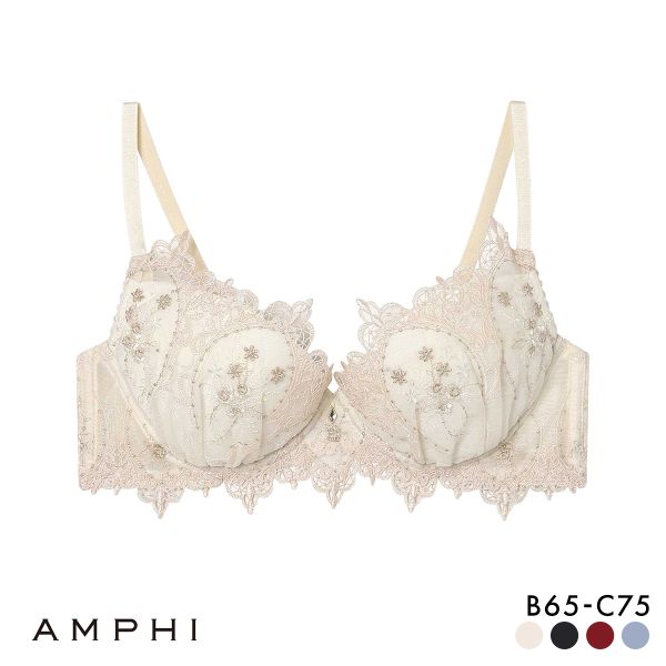 アンフィ グラマリッチ ブラジャー ボリュームUPタイプ グラマラス＆リッチな谷間メイク 3/4カップ BC AMPHI BYJ306 Glama-Rich
