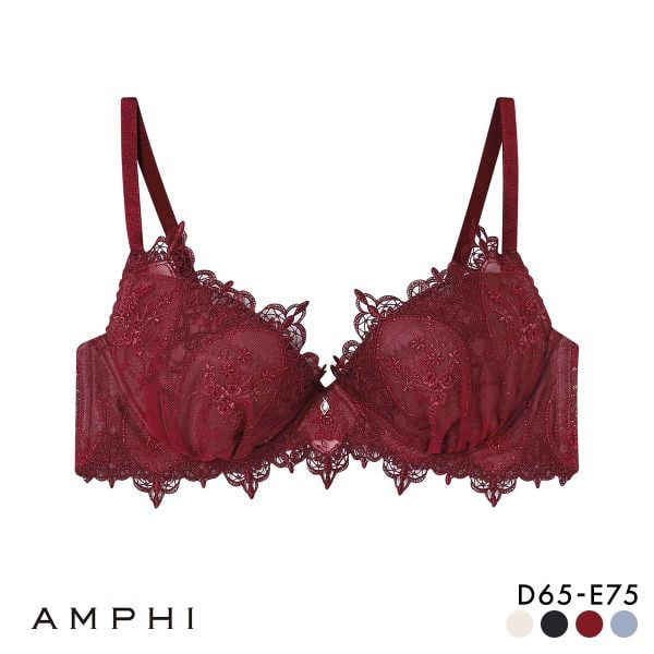 アンフィ グラマリッチ ブラジャー ボリュームUPタイプ グラマラス＆リッチな谷間メイク 3/4カップ DE AMPHI BYJ306 Glama-Rich
