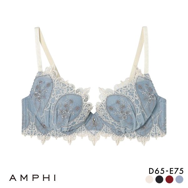 アンフィ グラマリッチ ブラジャー ボリュームUPタイプ グラマラス＆リッチな谷間メイク 3/4カップ DE AMPHI BYJ306 Glama-Rich
