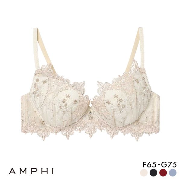 アンフィ グラマリッチ ブラジャー ボリュームUPタイプ グラマラス＆リッチな谷間メイク 3/4カップ FG AMPHI BYJ306 Glama-Rich