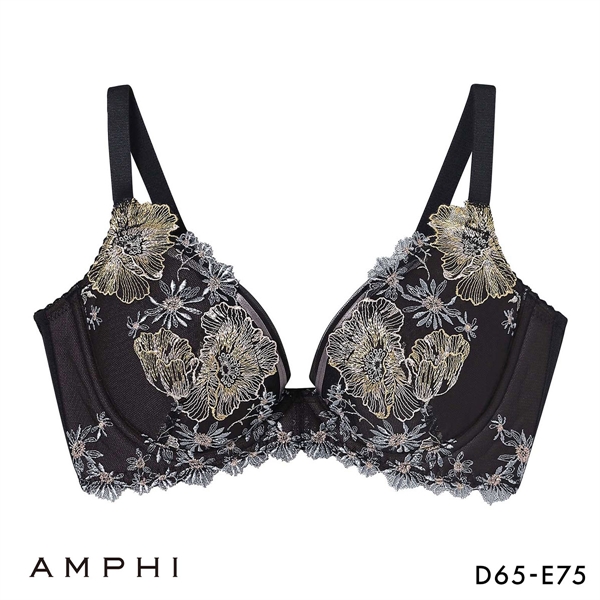 アンフィ グラマリッチ ブラジャー ダブル盛タイプ グラマラス＆リッチな谷間メイク 3/4カップ DE AMPHI BYJ309 Glama-Rich