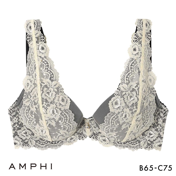 アンフィ グラマリッチ ブラジャー ボリュームUPタイプ グラマラス＆リッチな谷間メイク 3/4カップ BC AMPHI BYJ310 Glama-Rich