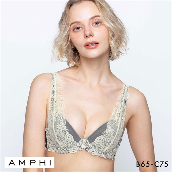アンフィ グラマリッチ ブラジャー ボリュームUPタイプ グラマラス＆リッチな谷間メイク 3/4カップ BC AMPHI BYJ310 Glama-Rich
