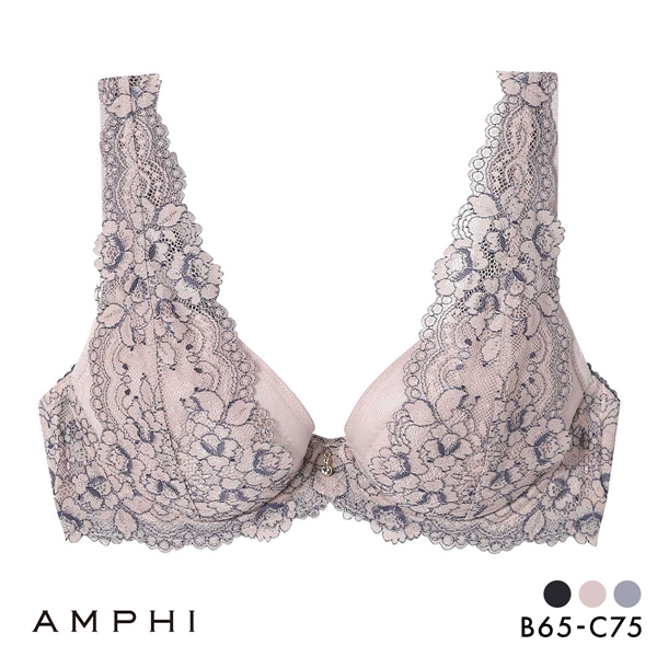 アンフィ グラマリッチ ブラジャー ボリュームUPタイプ グラマラス＆リッチな谷間メイク 3/4カップ BC AMPHI BYJ310 Glama-Rich