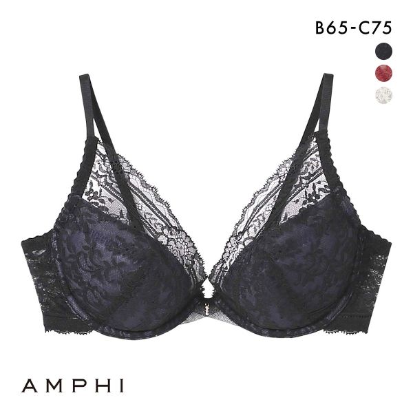 アンフィ ハネのブラ ブラジャー 3/4カップ 軽いつけごこち BC AMPHI BYJ486