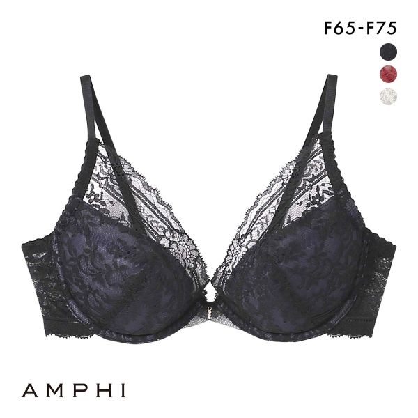 アンフィ ハネのブラ ブラジャー 3/4カップ 軽いつけごこち F AMPHI BYJ486