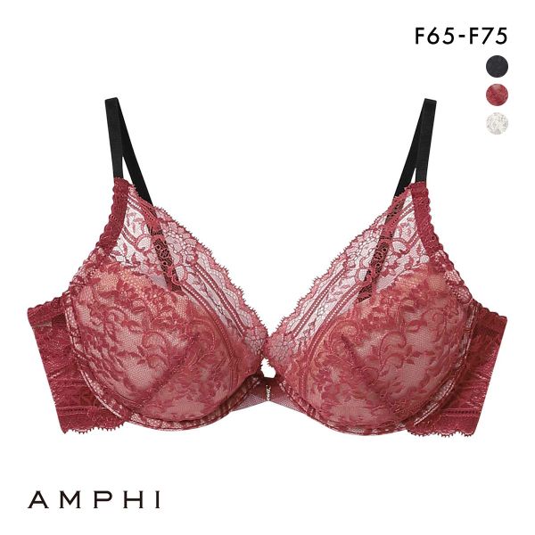 アンフィ ハネのブラ ブラジャー 3/4カップ 軽いつけごこち F AMPHI BYJ486