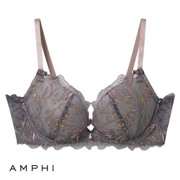 アンフィ AMPHI グラマラス＆リッチな谷間をメイクする グラマリッチブラ Glama-Rich 脇スッキリ ライトタイプ BYJ685 3/4カップ BC 単品