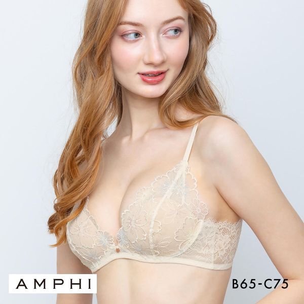 アンフィ ブラレット ブラジャー やさしくフィットする軽いつけごこち BC 3/4カップ AMPHI BYL300