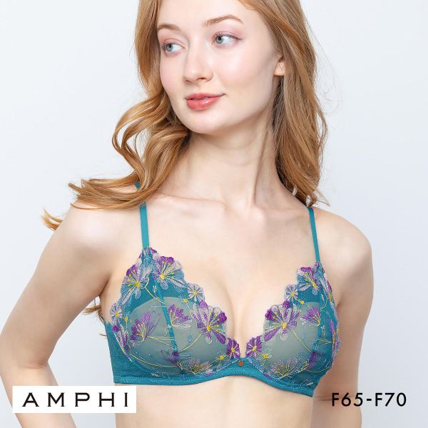 アンフィ ブラレット ブラジャー やさしくフィットする軽いつけごこち F AMPHI BYL300 大きいサイズ