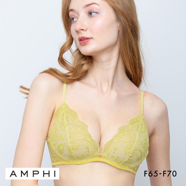 アンフィ ブラレット ブラジャー やさしくフィットする軽いつけごこち F AMPHI BYL300 大きいサイズ
