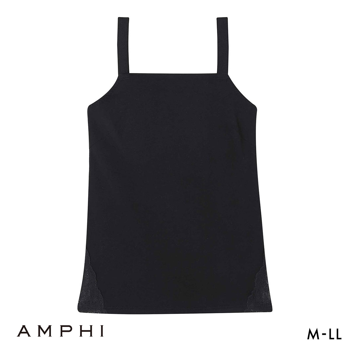 アンフィ ナイトアップブラ レーシィ キャミソールタイプ ブラトップ AMPHI Night Up Bra Lacy(BK-ブラック-M(UB-))