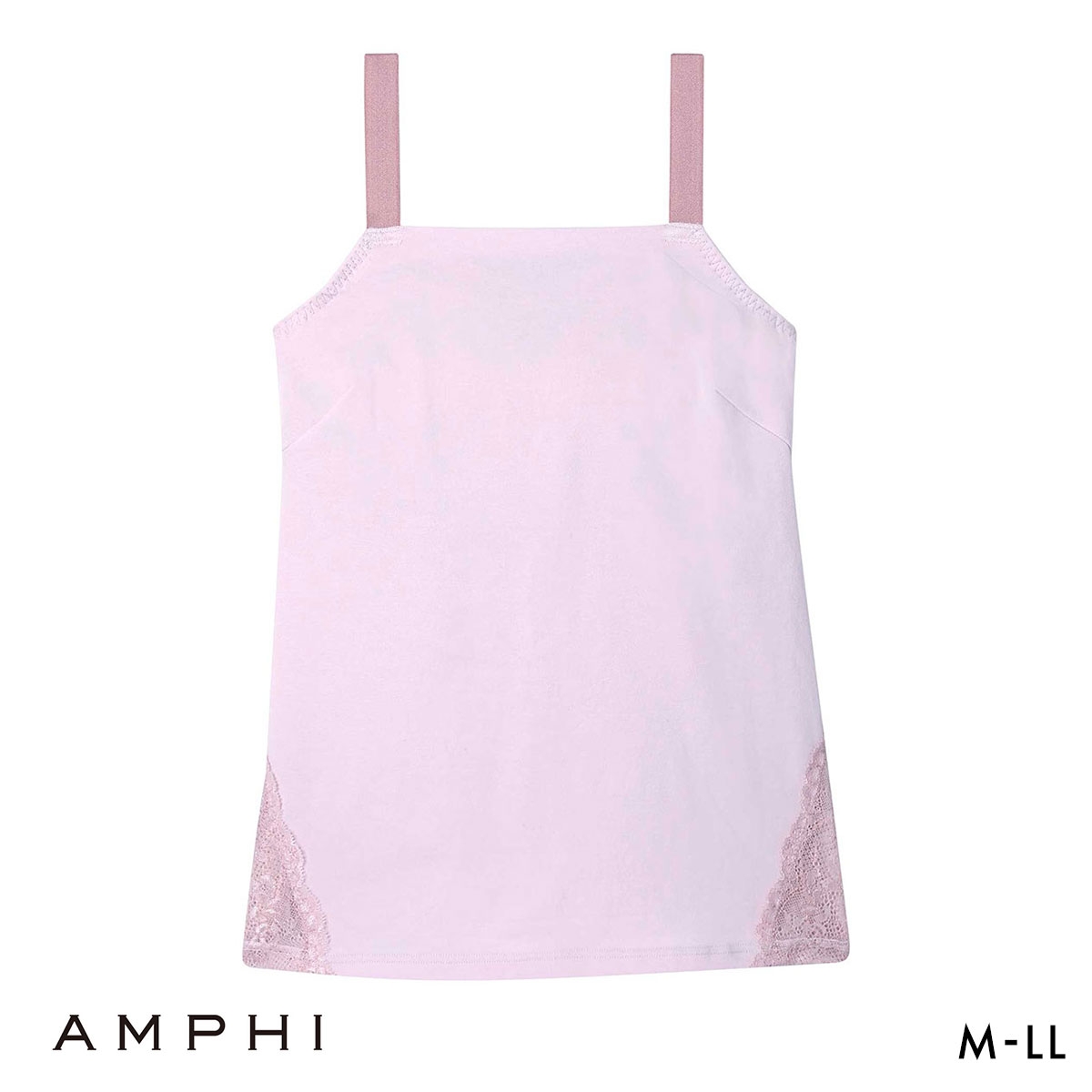アンフィ ナイトアップブラ レーシィ キャミソールタイプ ブラトップ AMPHI Night Up Bra Lacy(PI-ピンク-M(UB-))