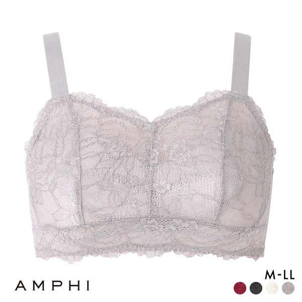 アンフィ ナイトアップブラ レーシィ ノンワイヤー ブラジャー ナイトブラ AMPHI Night Up Bra Lacy