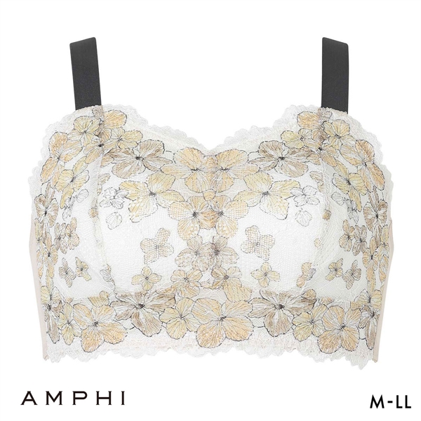 アンフィ ナイトアップブラ レーシィ ノンワイヤー ブラジャー ナイトブラ AMPHI Night Up Bra Lacy
