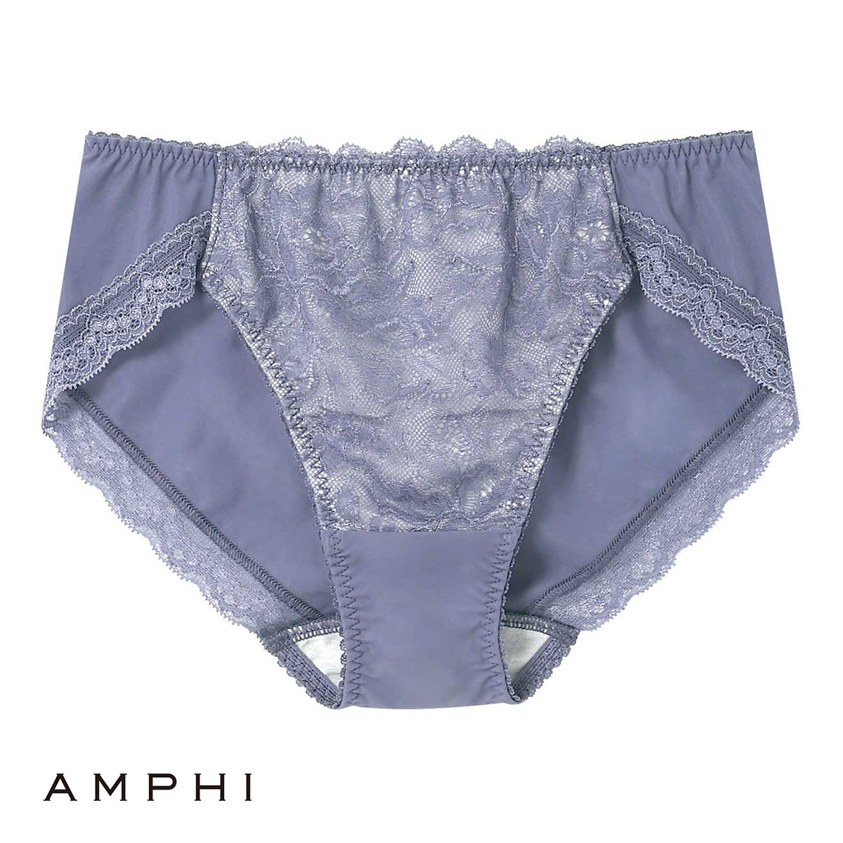 アンフィ AMPHI グラマリッチ ペアショーツ BBJ301シリーズ 単品(BU-ブルー-M)