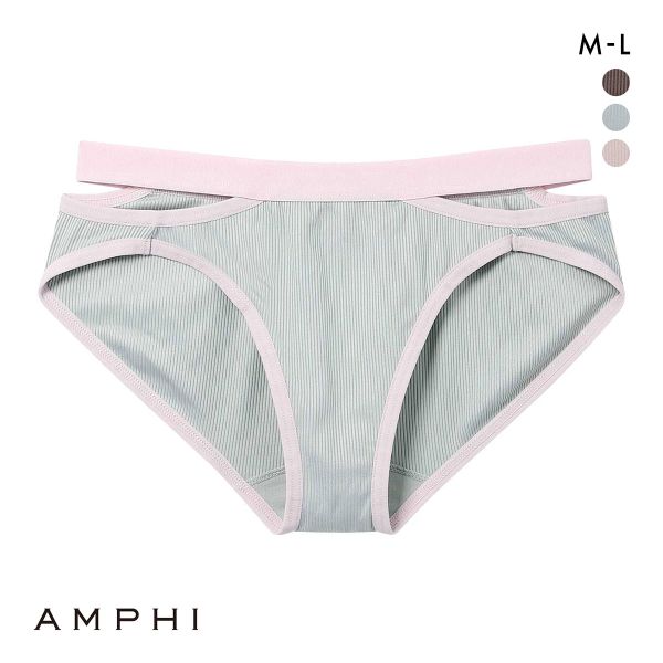 アンフィ NAILS INC×AMPHI ペアショーツ ノーマル ML バイカラー リブ BLH307シリーズ AMPHI