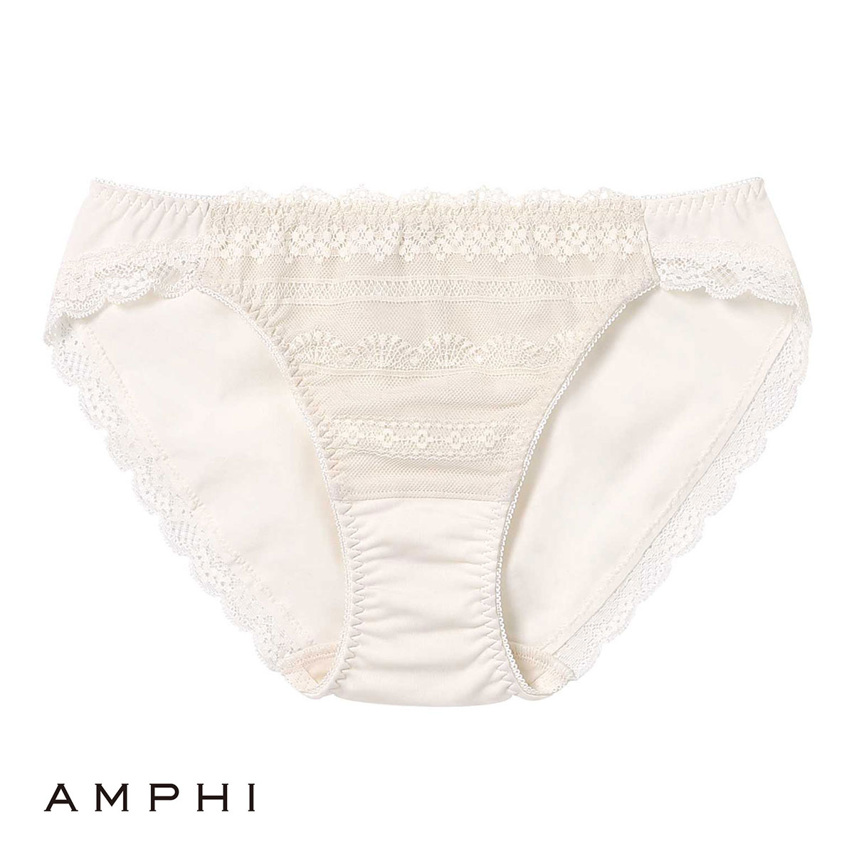 アンフィ AMPHI L字ワイヤーブラ ペアショーツ ノーマル BLH395シリーズ PLH195 単品(IV-アイボリー-M)