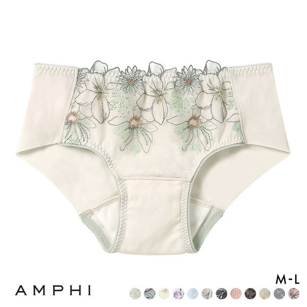 アンフィ AMPHI ブラジェニック BRAGENIC 脇高細見えタイプ ペア サニタリーショーツ 羽付きナプキン対応 BMI353シリーズ PMI053 ML 単品