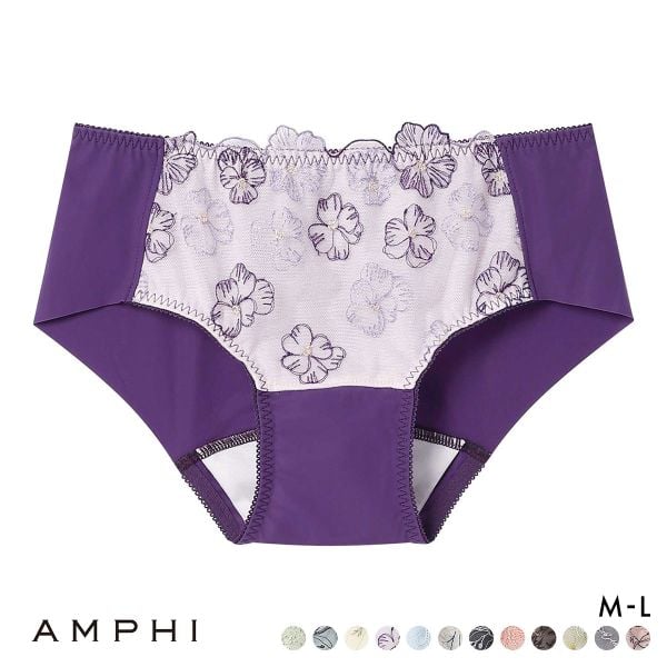 アンフィ AMPHI ブラジェニック BRAGENIC 脇高細見えタイプ ペア サニタリーショーツ 羽付きナプキン対応 BMI353シリーズ PMI053 ML 単品