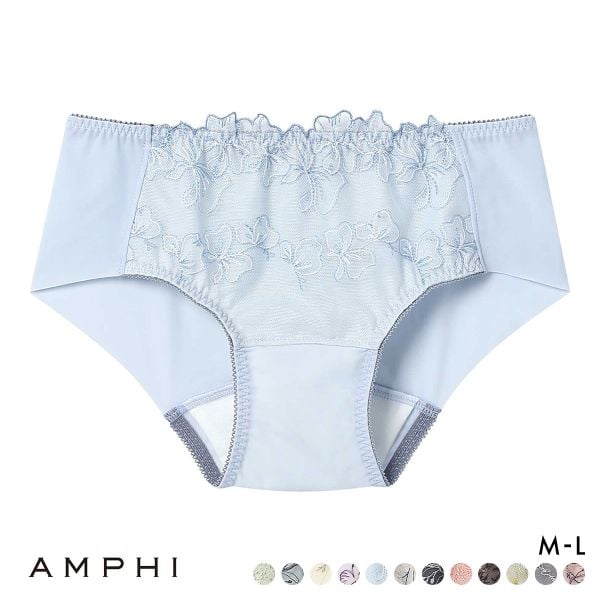 アンフィ AMPHI ブラジェニック BRAGENIC 脇高細見えタイプ ペア サニタリーショーツ 羽付きナプキン対応 BMI353シリーズ PMI053 ML 単品
