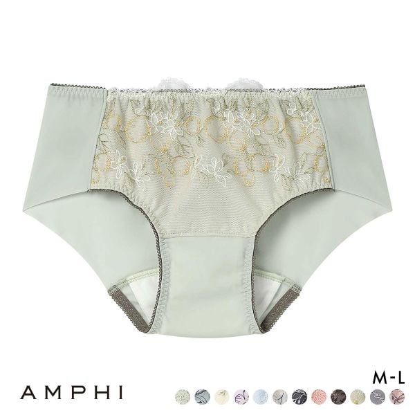 アンフィ AMPHI ブラジェニック BRAGENIC 脇高細見えタイプ ペア サニタリーショーツ 羽付きナプキン対応 BMI353シリーズ PMI053 ML 単品
