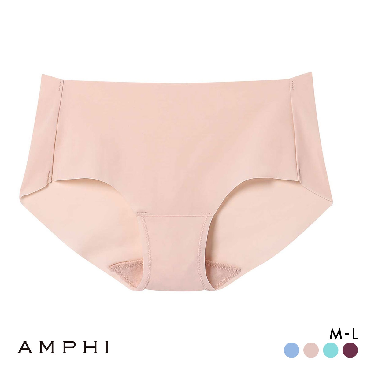 アンフィ NAILS INC×AMPHI ブラジェニック ペアショーツ スタンダード ひびきにくい 吸汗速乾 BMI245シリーズ(PI-ピンク-M)