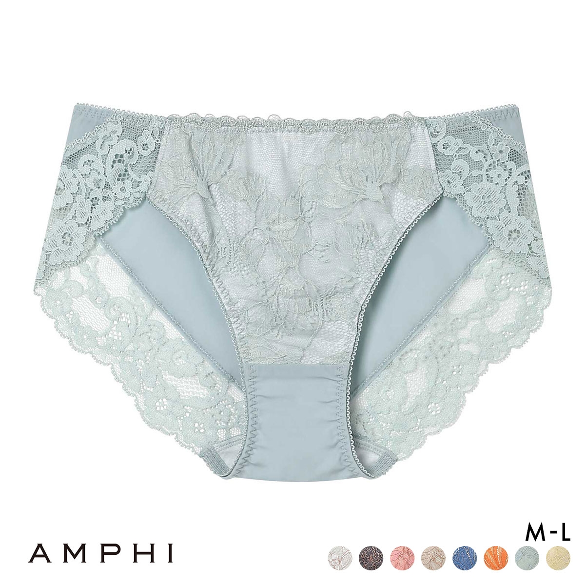 アンフィ SPRiNG×AMPHI ブラジェニック ペアショーツ BMI448シリーズ ML AMPHI BRAGENIC(TU-ターコイズ-M)